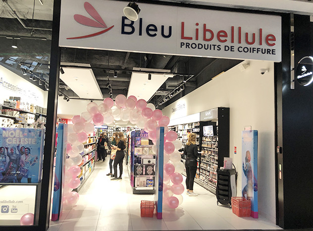 Bleu Libellule Lyon, Magasins